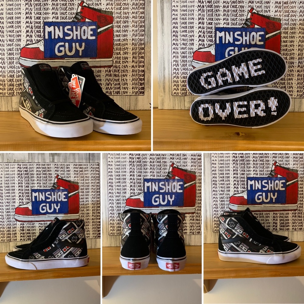 Vans Nintendo X Sk8 Hi “Controller” women’s sz 5.5